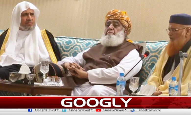 پاک سعودی تعلقات امتِ مسلمہ کیلئےقوت کا سرچشمہ ہیں،فضل الرحمان