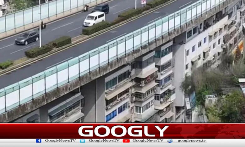 A flyover will now be built over residential buildings; a unique project has been launched in China.