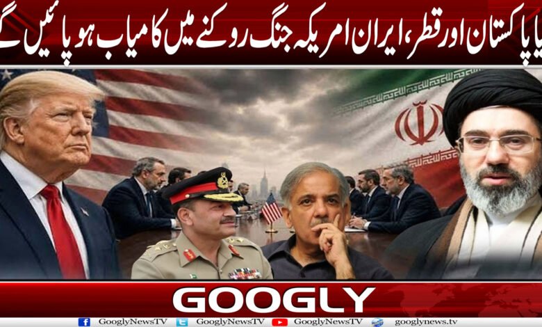 کیا پاکستان اور قطر،ایران امریکہ جنگ روکنے میں کامیاب ہو پائیں گے؟ 1 irrre