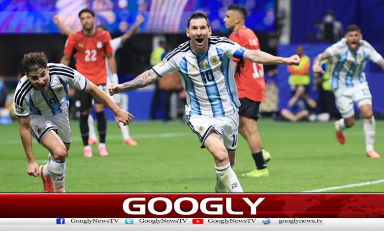 Football World Cup Quarter-final: Argentina defeated Switzerland 3-1.
