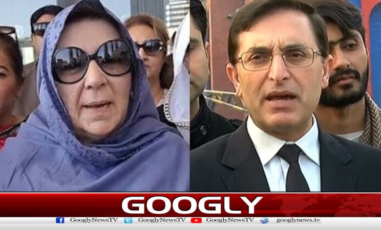 معرکہ حق سے متعلق نورین نیازی کا بیان پارٹی پالیسی نہیں،بیرسٹرگوہر 1 Noreen Niazi's statement regarding the 'battle for truth' does not reflect party policy: Barrister Gohar.