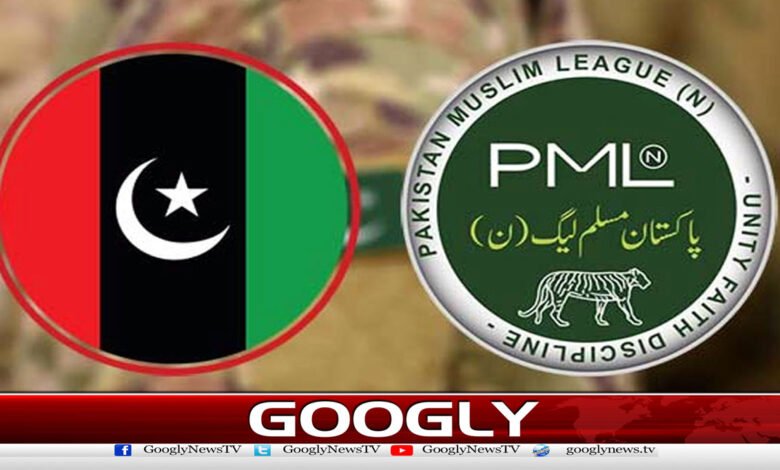 How did the ceasefire between the PML-N and the PPP come about after harsh rhetoric?