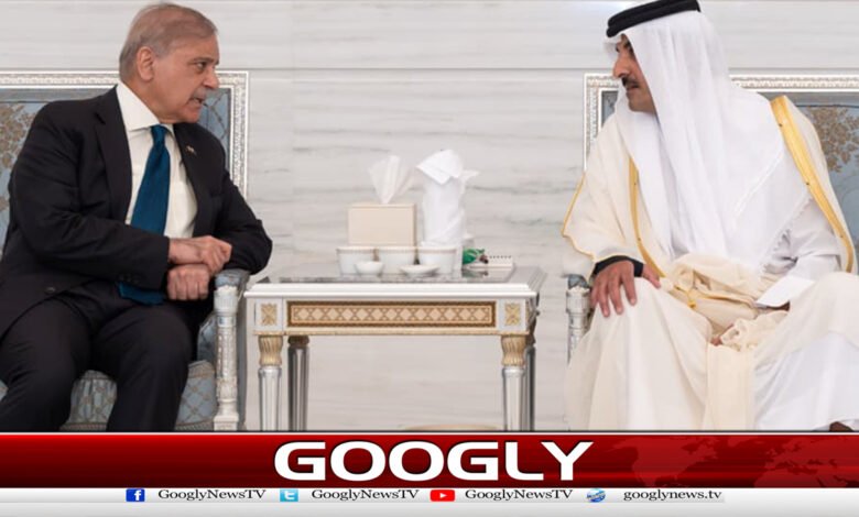 Shahbaz Sharif and Nawaz Sharif met with the Emir of Qatar and offered condolences on the passing of Sheikh Hamad bin Khalifa.