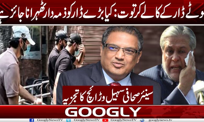چھوٹے ڈار کے کالے کرتوت: کیا بڑے ڈار کو ذمہ دار ٹھہرانا جائز ہے؟ 1 suha