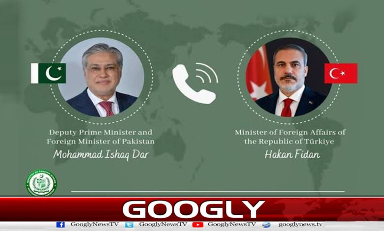 Turkish Foreign Minister contacts Ishaq Dar, discusses regional situation
