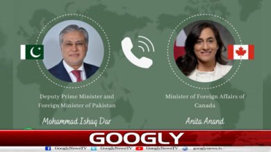 Ishaq Dar holds telephonic conversation with Canadian Foreign Minister, discusses regional situation