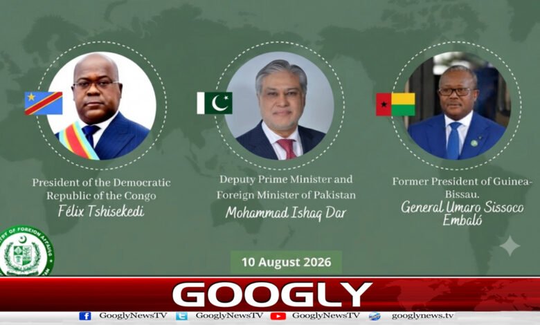 Ishaq Dar contacts Congolese President and former Guinea-Bissau President, discusses defense agreement