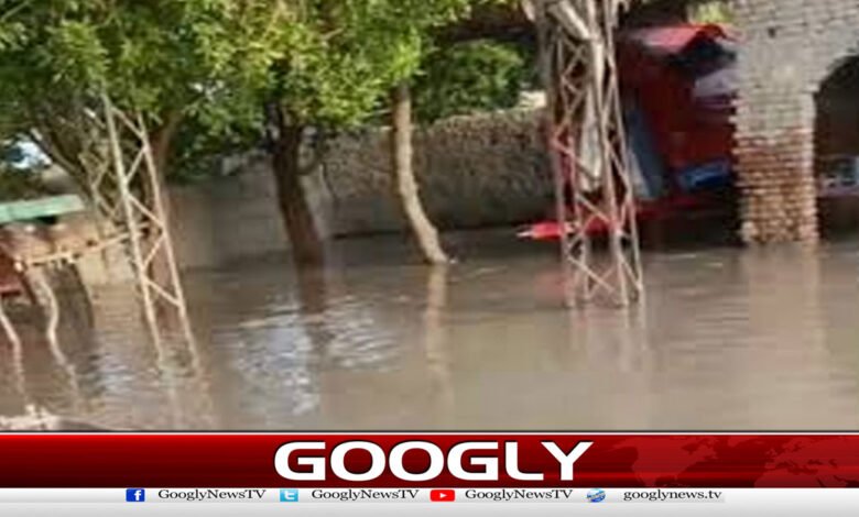 کندھ کوٹ: بی ایس فیڈر کینال میں 50 فٹ چوڑا شگاف، گاؤں اور زرعی اراضی زیرِ آب 1 Kandhkot: 50-foot wide crack in BS feeder canal, village and agricultural land submerged