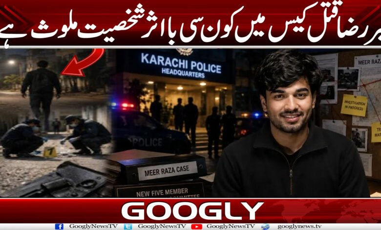 میر رضا قتل کیس میں کون سی با اثر شخصیت ملوث ہے؟ 1 Raza 1