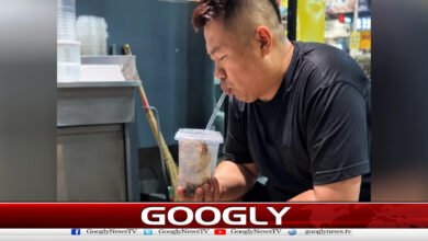 Video of Chinese man drinking a drink with 'live frog' goes viral