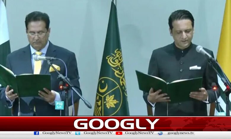 Newly elected Prime Minister of Azad Kashmir takes oath