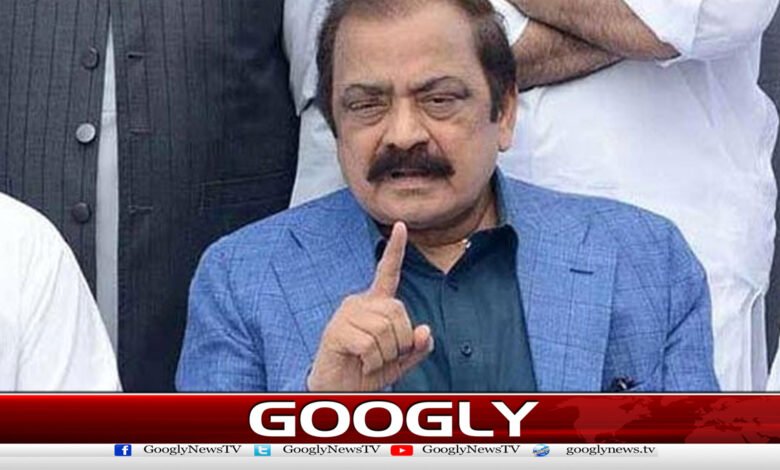PPP is hiding its defeat with a narrative of rigging, says Rana Thanaullah