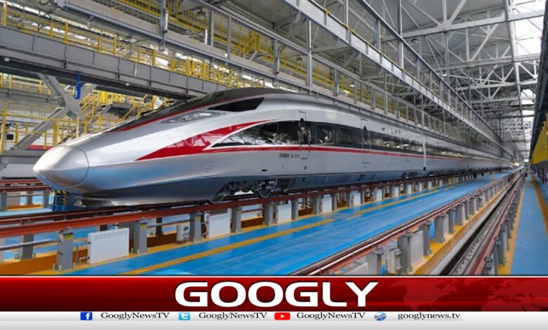 چین نے5سکینڈ میں 800کلومیٹرکی رفتارسےچلنےوالی ٹرین تیارکرلی 1 China has developed a train that can travel at a speed of 800 km/h in 5 seconds.