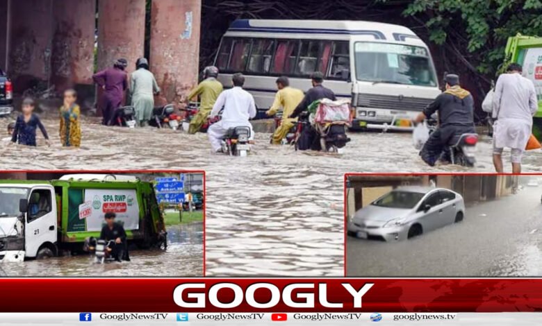 Heavy rains in Rawalpindi, Islamabad, several areas submerged