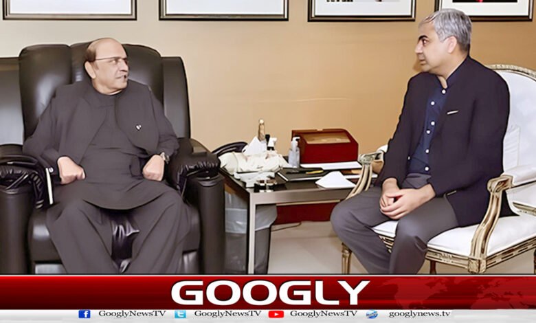 Mohsin Naqvi meets President Asif Ali Zardari in London