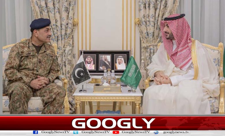فیلڈ مارشل کی سعودی وزیر دفاع سے ملاقات، دفاعی تعاون جاری رکھنے کا عزم 1 Field Marshal meets Saudi Defense Minister, vows to continue defense cooperation