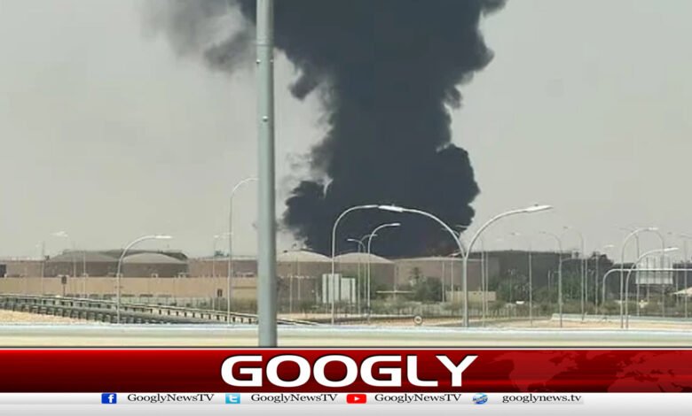 سعودی عرب،کنگ خالد انٹرنیشنل ایئرپورٹ کے قریب زوردار دھماکے 1 Powerful explosions near King Khalid International Airport, Saudi Arabia.
