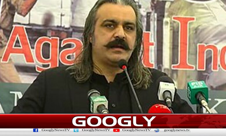 Ali Amin Gandapur fell ill before the long march.