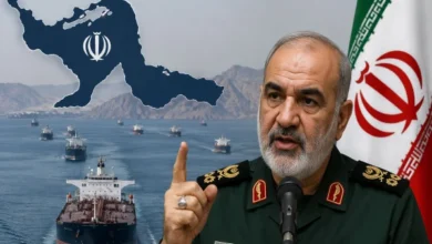 ایرانی پاسداران کی امریکی جنگی جہازوں کو آبنائے ہرمز سے دور رہنے کی وارننگ 2 iran control strait of hurmuz1786650607 0 600x450 1