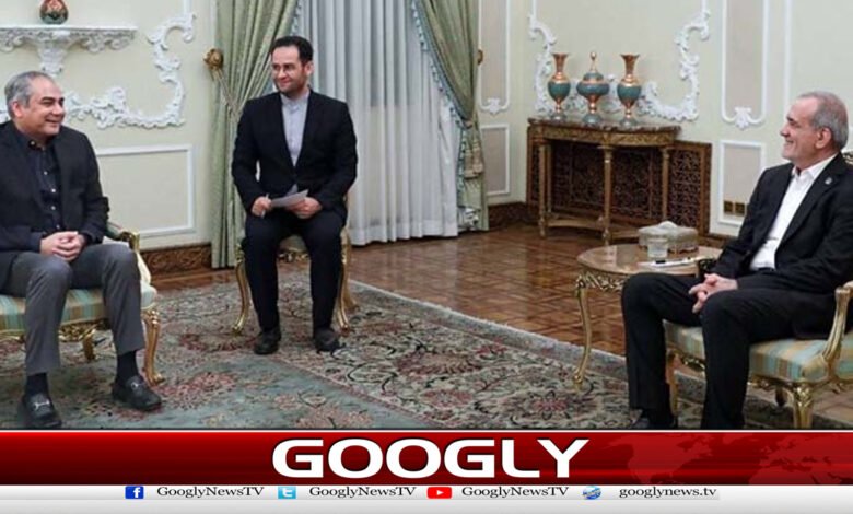 محسن نقوی کی ایران کے صدر مسعود پزشکیان سے اہم ملاقات 1 Mohsin Naqvi holds an important meeting with Iranian President Masoud Pezeshkian.