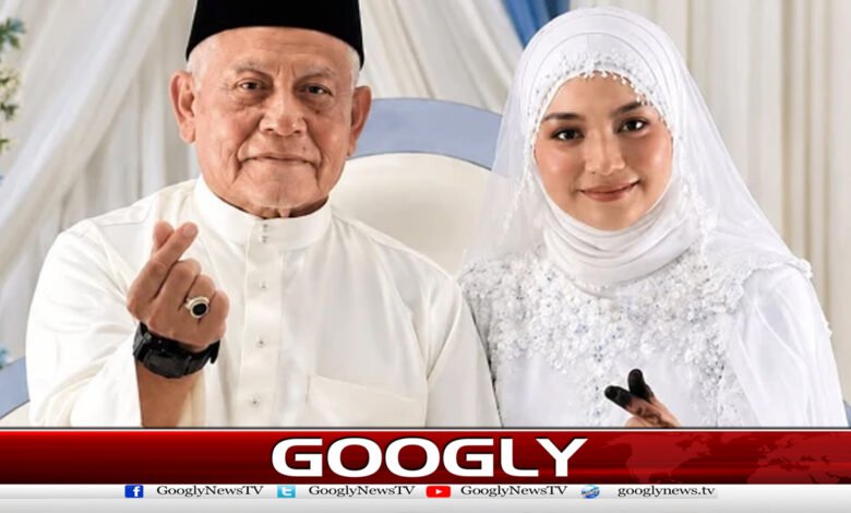 72-year-old Malaysian football legend marries 20-year-old girl