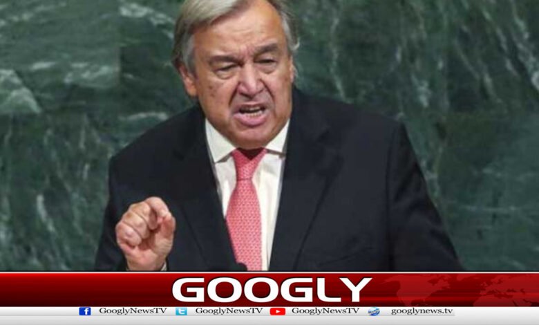 The global balance of power is rapidly spiraling out of control, says António Guterres.