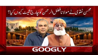 Why did Mohsin Naqvi issue a charge sheet against Maulana Fazl-ur-Rehman?