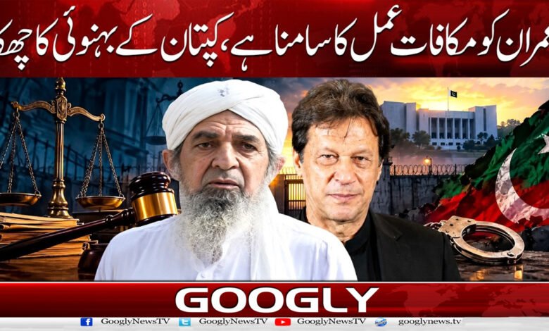 عمران کو مکافات عمل کا سامنا ہے، کپتان کے بہنوئی کا چھکا 1 Imran faces the consequences of his own actions; a 'sixer' from the captain's brother-in-law.