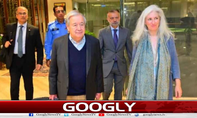 UN Secretary-General António Guterres has arrived in Islamabad.