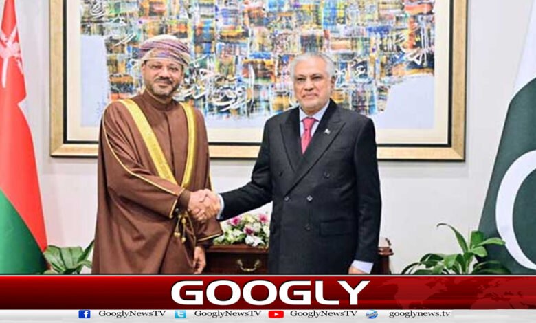 Omani Foreign Minister meets Ishaq Dar, agrees to work together for peace