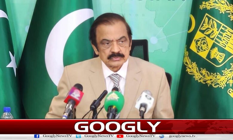 پی ٹی آئی اب بھی اپنا آئینی کردار نبھائے تو معاملات بہتر ہوسکتے ہیں : رانا ثنا اللہ 1 If the PTI still fulfills its constitutional role, the situation could improve: Rana Sanaullah