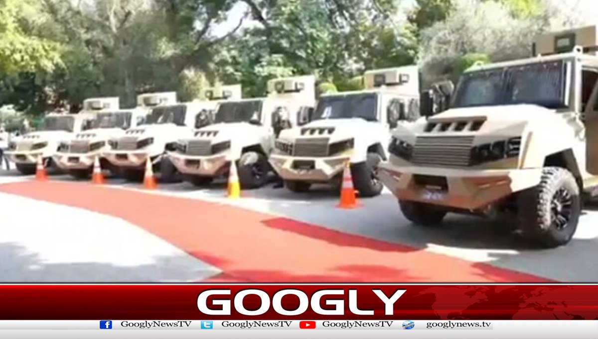 The federal government has handed over 10 armored vehicles to Khyber Pakhtunkhwa.