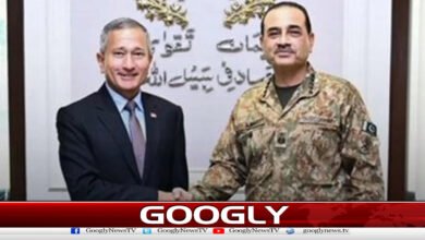 Singapore's Foreign Minister holds separate meetings with the Prime Minister and the Field Marshal.