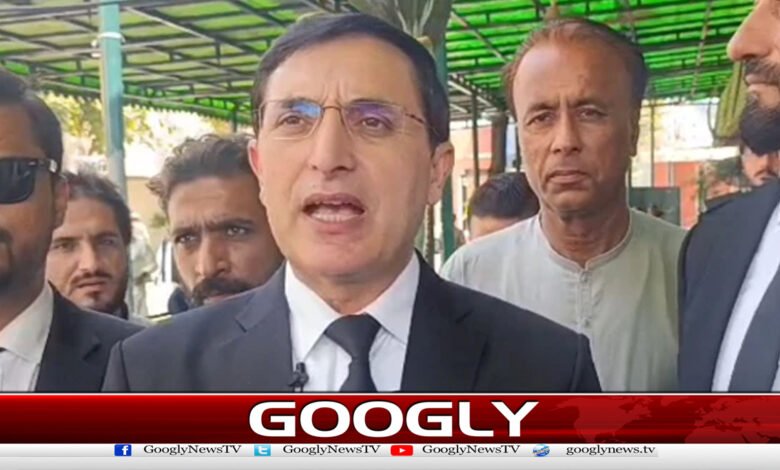 Dialogue should be held without any conditions, Barrister Gohar's reply to the Prime Minister