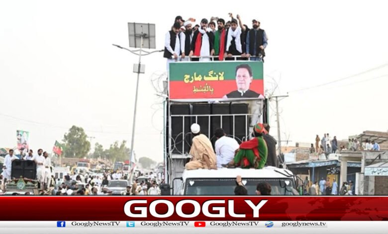 PTI's long march plan changed