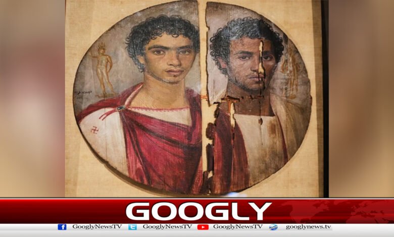 A rare, 2,000-year-old image has been put on display.