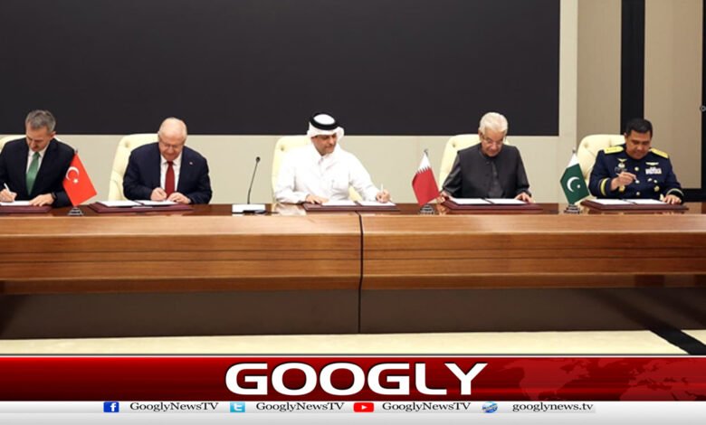 Pakistan, Türkiye, Qatar, and Indonesia sign a defense industrial cooperation agreement.