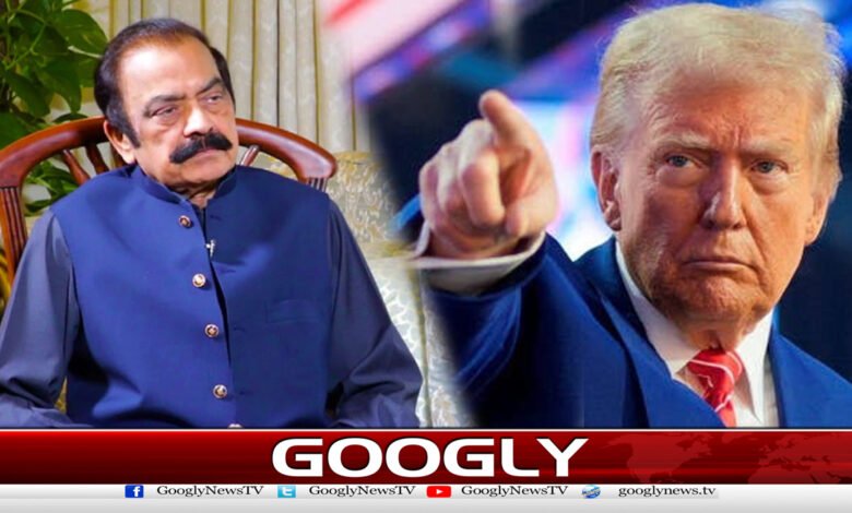 Rana Sanaullah has held Donald Trump responsible for inflation.